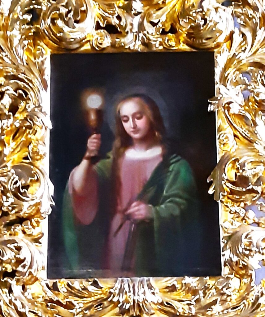 Święta Barbara dziewica konsekrowana i męczennica patronka Wieliczki