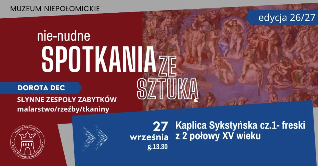 Muzeum Niepołomice -spotkania z Dorotą Dec Zamek Niepołomice